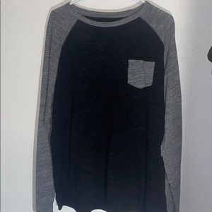 Gray and black George XL Long sleeve